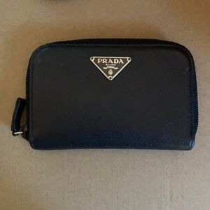 Prada Wallet Small Zip Around Authentic